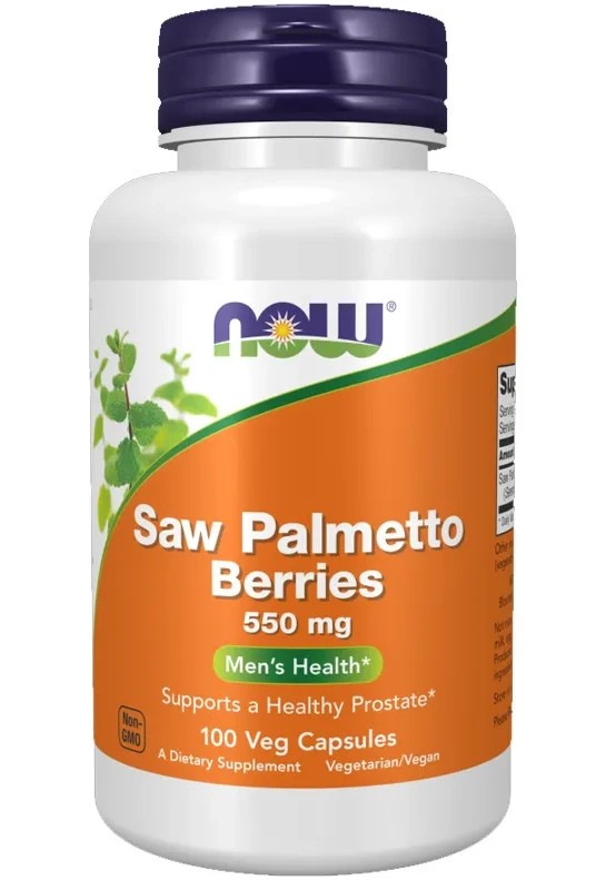 Saw Palmetto Berries 550 mg 100 Veg Capsules